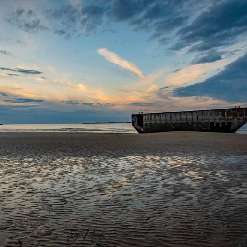 Nid De Pie Grand Duplex Lumineux Cadre Verdoyant Calme A 5 Mn De La Mer Pres Port En Bessin, Bayeux, Omaha Beach, Commes Zewnętrze zdjęcie